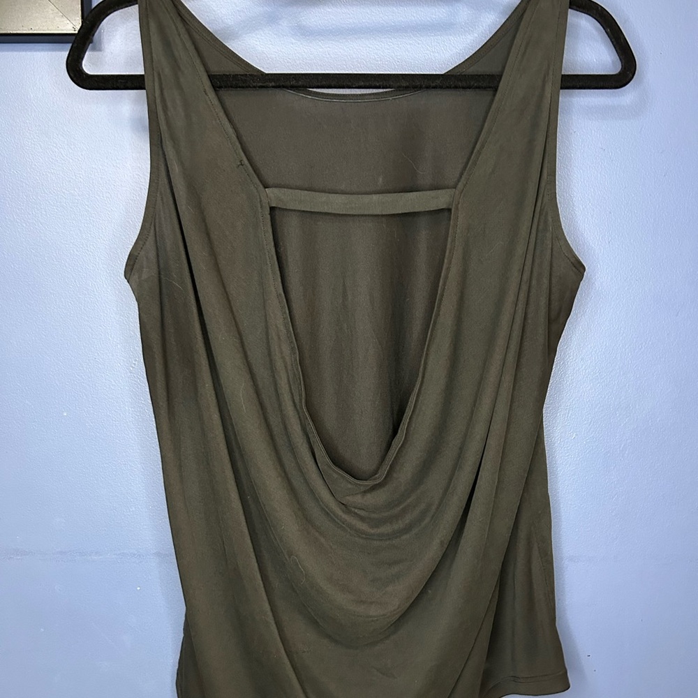 Naked Zebra Black Semi-Sheer Tank Top - Picture 2 of 3